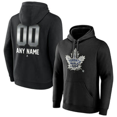 Toronto Maple Leafs Personalized Midnight Mascot Logo Pullover Hoodie - NHL Hoodies