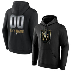 Vegas Golden Knights Personalized Midnight Mascot Logo Pullover Hoodie - NHL Hoodies