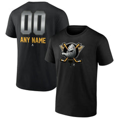 Anaheim Ducks Personalized Midnight Mascot Logo T-Shirt - NHL T-shirts