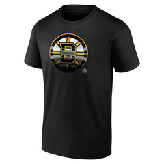 Boston Bruins Personalized Midnight Mascot Logo T-Shirt - NHL T-shirts