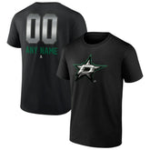 Dallas Stars Personalized Midnight Mascot Logo T-Shirt - NHL T-shirts