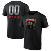 Florida Panthers Personalized Midnight Mascot Logo T-Shirt - NHL T-shirts