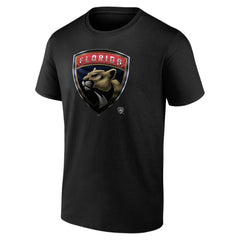 Florida Panthers Personalized Midnight Mascot Logo T-Shirt - NHL T-shirts