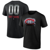 Montreal Canadiens Personalized Midnight Mascot Logo T-Shirt - NHL T-shirts