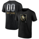 Vegas Golden Knights Personalized Midnight Mascot Logo T-Shirt - NHL T-shirts