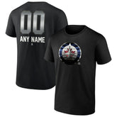 Winnipeg Jets Personalized Midnight Mascot Logo T-Shirt - NHL T-shirts