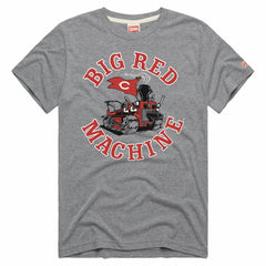 Cincinnati Reds Homage Hyper Local Tri-Blend T-Shirt -Heathered Gray - MLB T-shirts