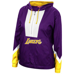 Purple Los Angeles Lakers Women's Half-Zip Windbreaker 2.0 Hoodie | NBA