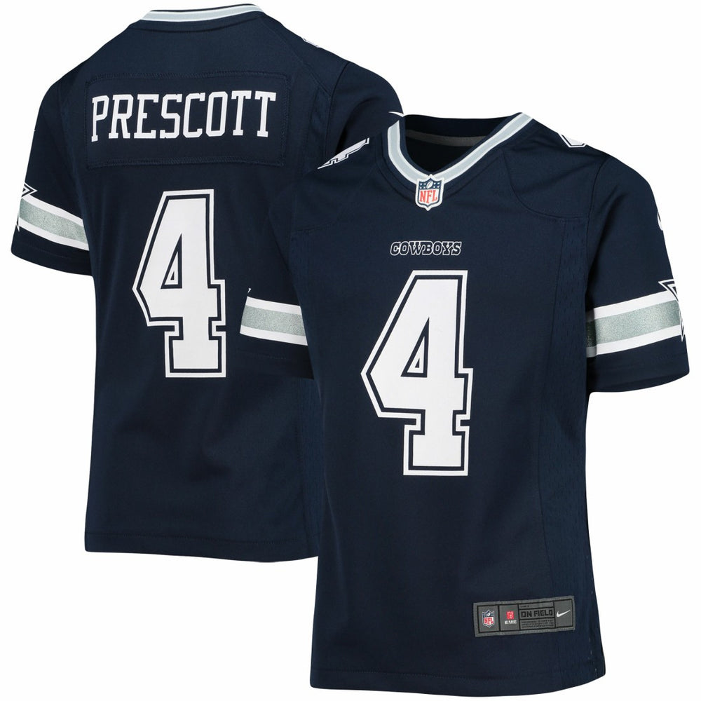 Dallas Cowboys Dak Prescott Girls Youth Team Game Jersey | NFL Outlet