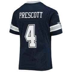 Dallas Cowboys Dak Prescott Girls Youth Team Game Jersey | NFL Outlet