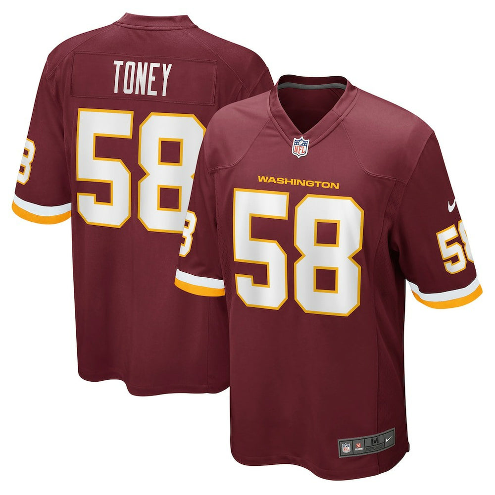 Washington Commanders Shaka Toney Washington Football Team Game Jersey | NFL Hot