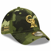 Colorado Rockies New Era 2022 Armed Forces Day 39THIRTY Flex Hat - MLB Hats