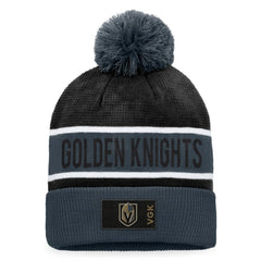 Vegas Golden Knights Fanatics Authentic Pro Rink Cuffed Knit Hat with Pom - NHL Hats