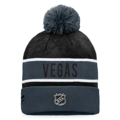 Vegas Golden Knights Fanatics Authentic Pro Rink Cuffed Knit Hat with Pom - NHL Hats