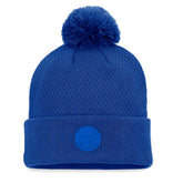 New York Islanders Fanatics Women's Authentic Pro Road Cuffed Knit Hat with Pom - NHL Hats