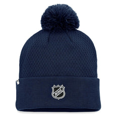 Seattle Kraken Fanatics Women's Authentic Pro Road Cuffed Knit Hat with Pom - NHL Hats