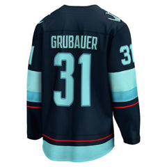 Philipp Grubauer Seattle Kraken Fanatics Home Breakaway Player Jersey - NHL Jerseys