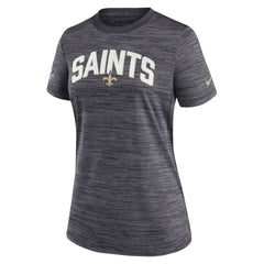 New Orleans Saints Women's Sideline Velocity Lockup Performance T-Shirt | NFL Near me