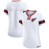 Arizona Cardinals Women's Sunday Best Lace-Up T-Shirt | NFL Outlet