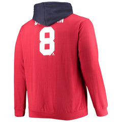 Alexander Ovechkin Washington Capitals Profile Big & Tall Colorblock Full-Zip Hoodie - NHL Hoodies