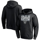 Las Vegas Raiders Hometown Collection Raider Nation Fitted Pullover Hoodie | NFL Hot