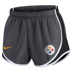 Pittsburgh Steelers Women's Plus Size Logo Performance Tempo Shorts | NFL New