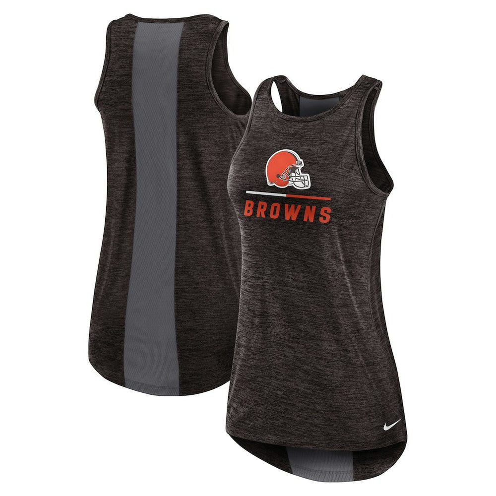 Cleveland Browns Women's High Neck Performance Tank Top | NFL Hot