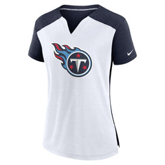 Tennessee Titans Women's Impact Exceed Performance Notch Neck T-Shirt | NFL US