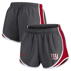 New York Giants Women's Team Logo Performance Tempo Shorts | NFL Discount