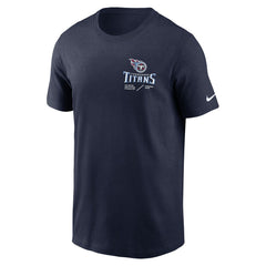 Tennessee Titans Sideline Infograph Lockup Performance T-Shirt | NFL Hot