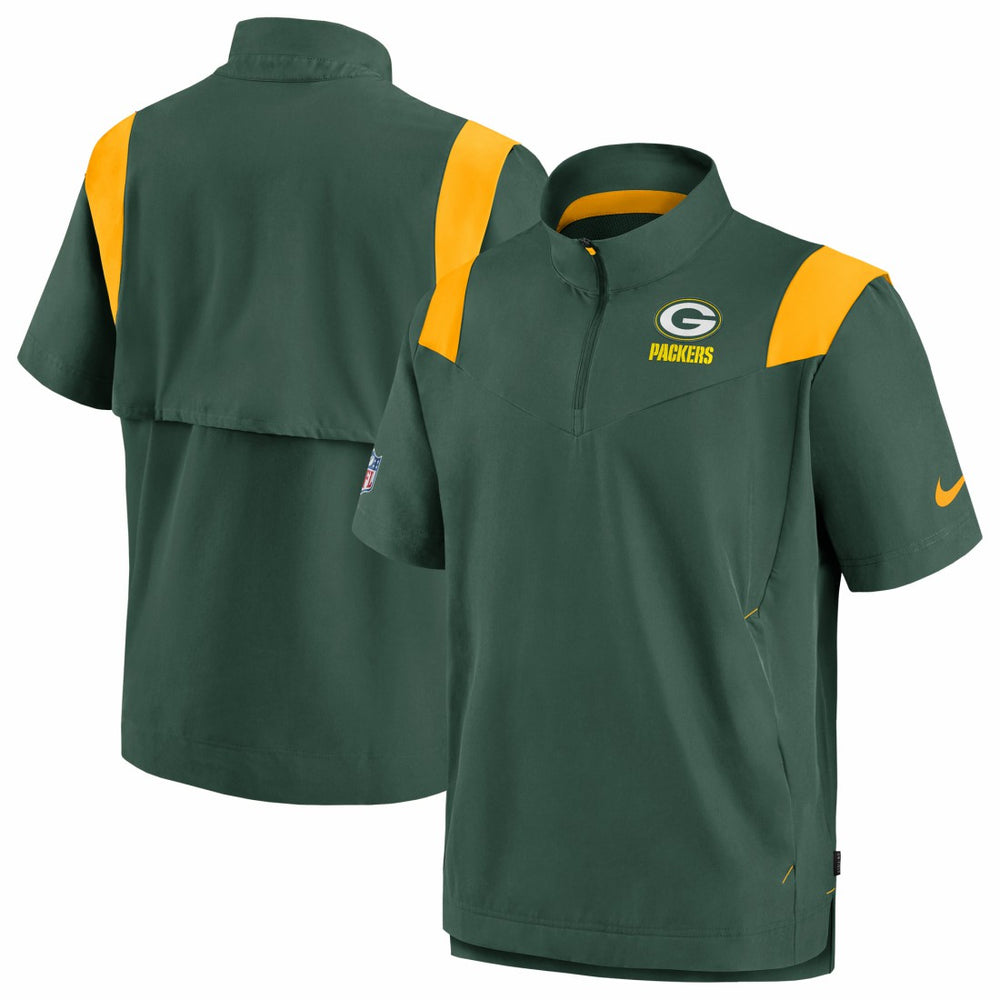 Green Bay Packers Sideline Coaches Chevron Lockup Pullover Top | NFL Hot