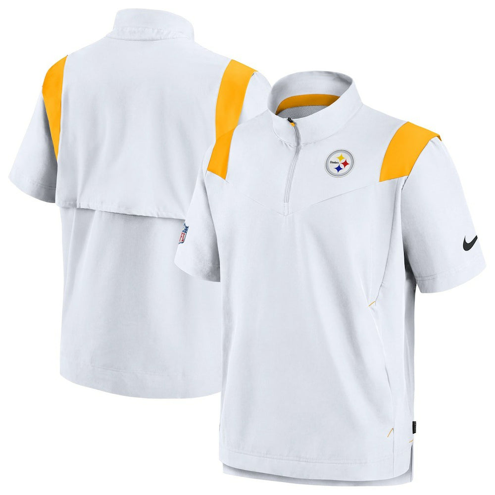 Pittsburgh Steelers Sideline Coaches Chevron Lockup Pullover Top | NFL On sale