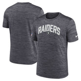 Las Vegas Raiders Sideline Velocity Athletic Stack Performance T-Shirt | NFL Hot
