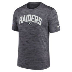 Las Vegas Raiders Sideline Velocity Athletic Stack Performance T-Shirt | NFL Hot