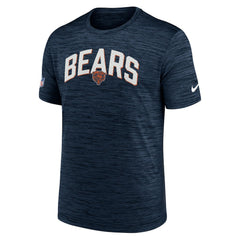 Chicago Bears Sideline Velocity Athletic Stack Performance T-Shirt | NFL Sale