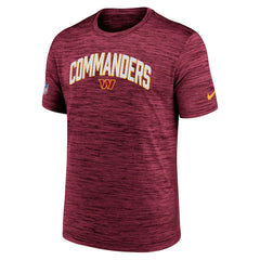 Washington Commanders Sideline Velocity Athletic Stack Performance T-Shirt | NFL Outlet