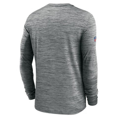 New Orleans Saints Sideline Velocity Athletic Stack Performance Long Sleeve T-Shirt | NFL Online