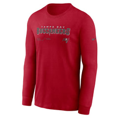 Tampa Bay Buccaneers Sideline Infograph Lock Up Performance Long Sleeve T-Shirt | NFL Sale