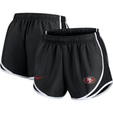 San Francisco 49ers Women's Plus Size Logo Performance Tempo Shorts | NFL Discount