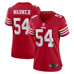 San Francisco 49ers Fred Warner Women's Game Player Jersey | NFL Outlet