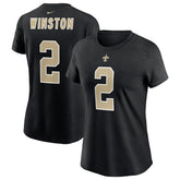 New Orleans Saints Jameis Winston Women's Name & Number T-Shirt | NFL Near me