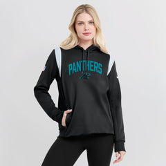 Carolina Panthers Women's Sideline Stack Performance Pullover Hoodie | NFL Hot