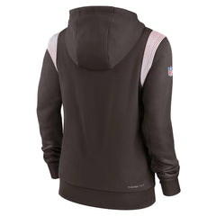 Cleveland Browns Women's Sideline Stack Performance Pullover Hoodie | NFL Outlet