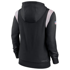 Atlanta Falcons Women's Sideline Stack Performance Pullover Hoodie | NFL New