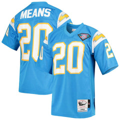 Los Angeles Chargers Natrone Means 1994 Authentic Throwback Retired Player Jersey | NFL Near me