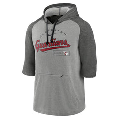 Cleveland Guardians Nike Team Modern Arch 3/4 Sleeve Pullover Hoodie - MLB Hoodies