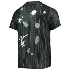 Black Brooklyn Nets FISLL Striped Splatter T-Shirt | NBA