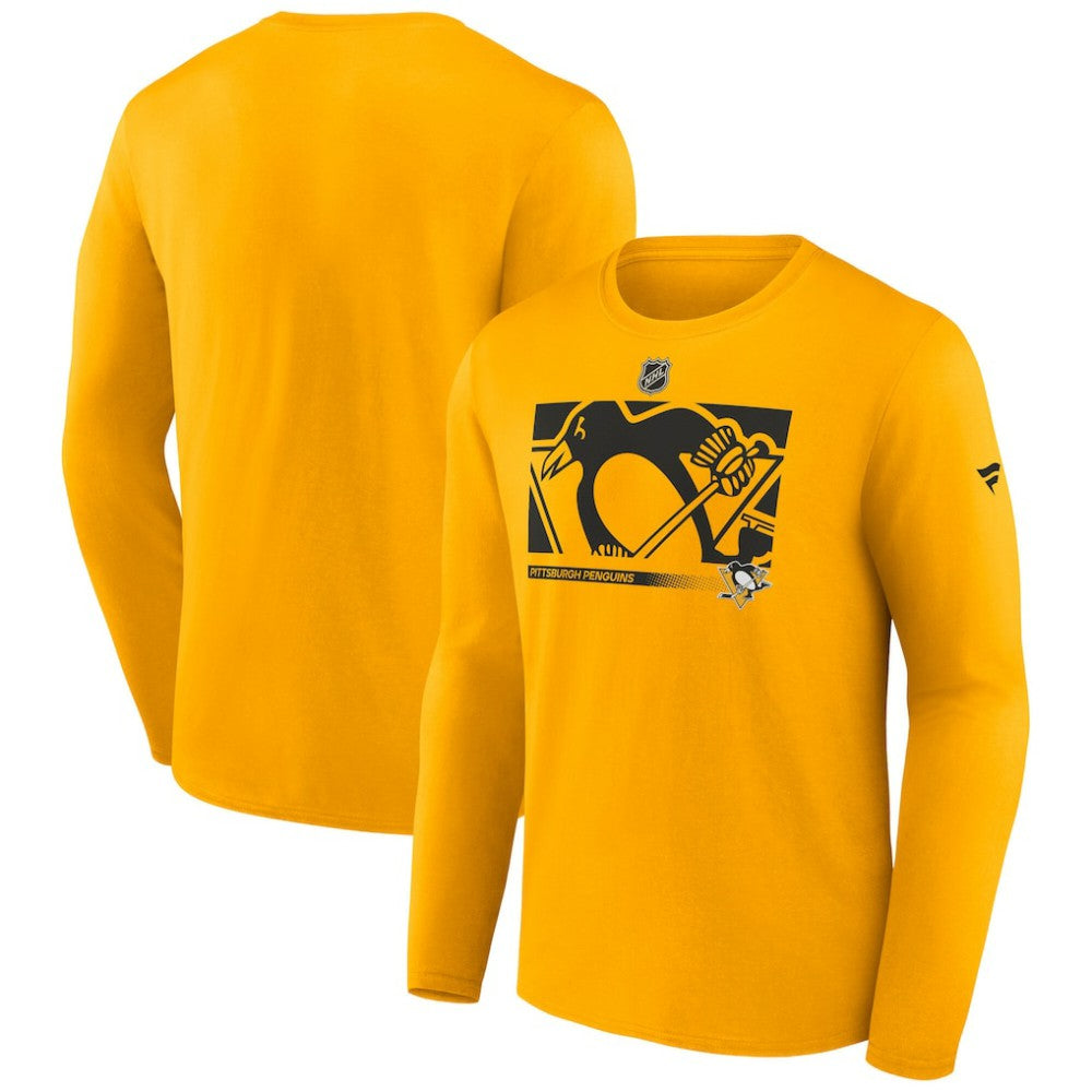 Pittsburgh Penguins Fanatics Authentic Pro Core Collection Secondary Long Sleeve T-Shirt - NHL T-shirts