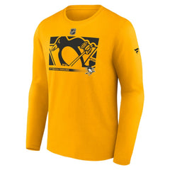 Pittsburgh Penguins Fanatics Authentic Pro Core Collection Secondary Long Sleeve T-Shirt - NHL T-shirts