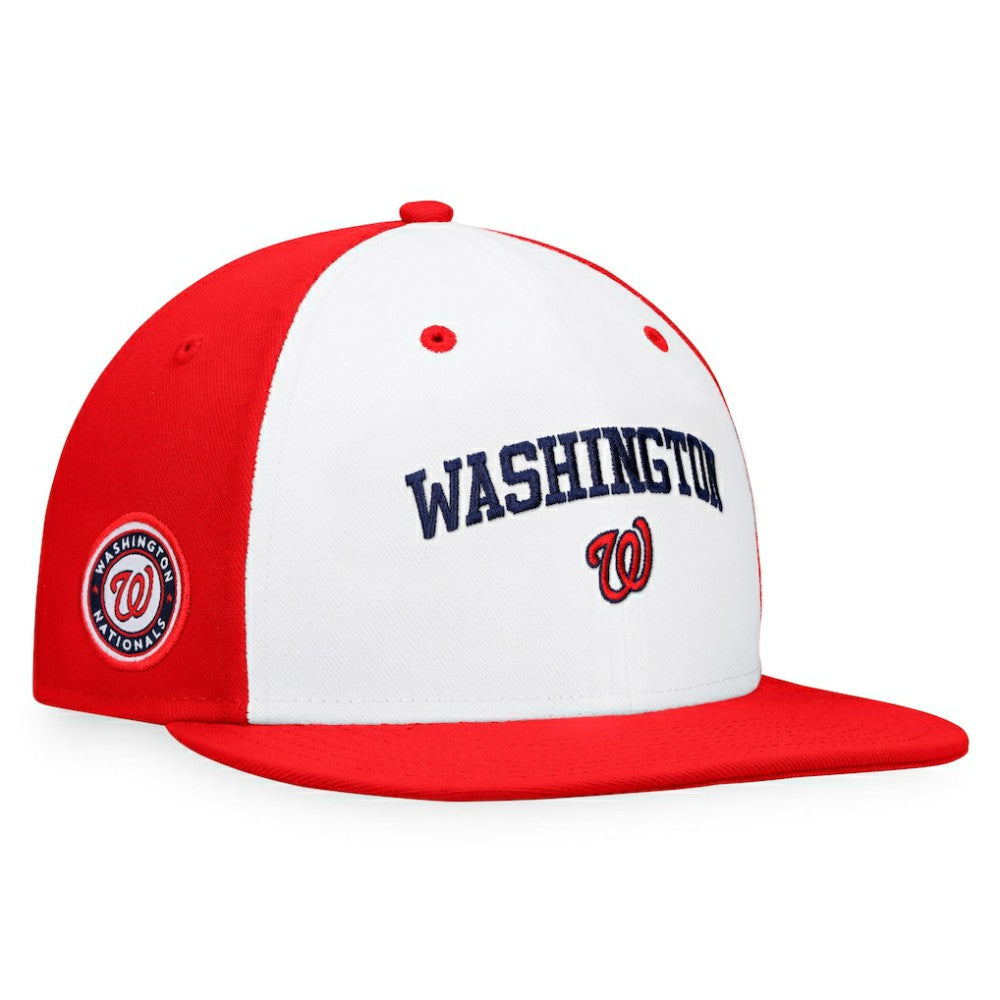 Washington Nationals Fanatics Iconic Color Blocked Fitted Hat - MLB Hats